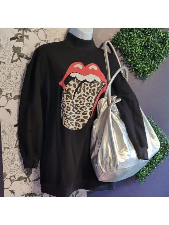 Sweaters - Cheetah Mouth Turtleneck Sweater